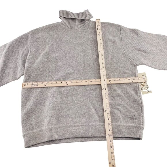 Heather Tweed Women's Gray Lambswool Turtleneck Sweater XL Made In Thailand NWT - Picture 3 of 4